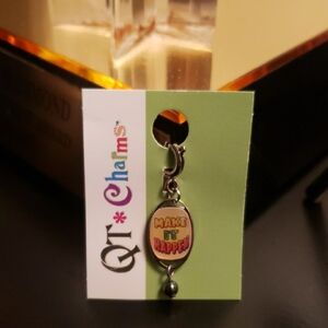 "Make it Happen" Theme Dangle Charm NWT